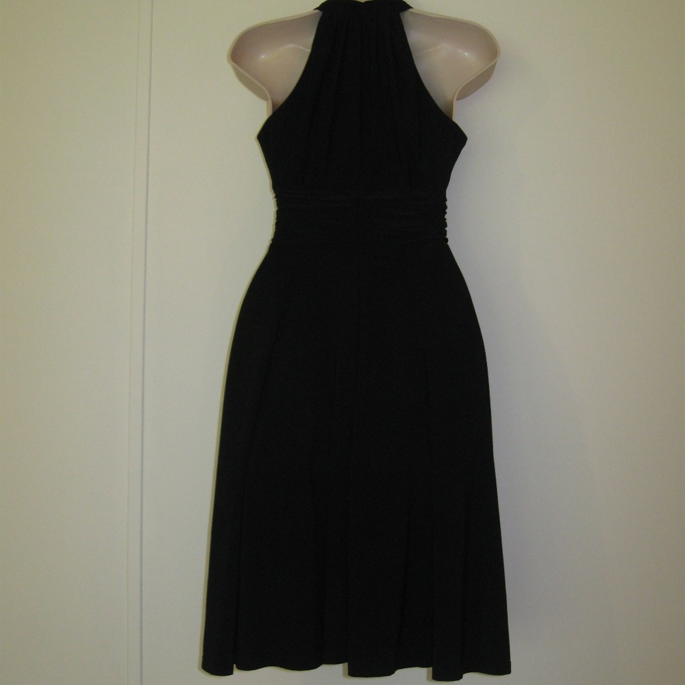 NEW STRETCY EVAN PICONE CLASSIC BLACK DRESS 4P - Picture 6 of 8